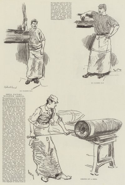 シェルファクトリー、ウーリッジアーセナル 作： William Douglas Almond